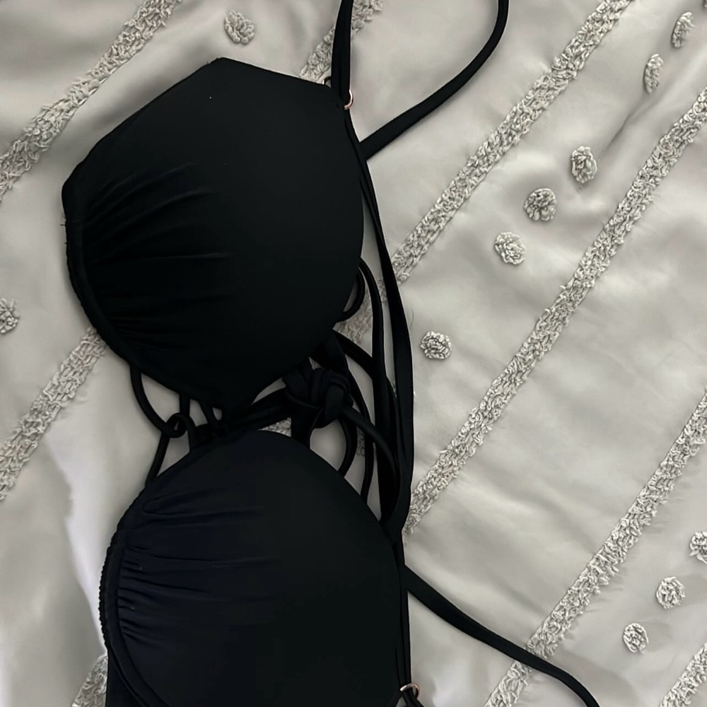 Shade & Shore Black Triangle Bikini Top
